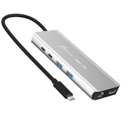 j5create USB4 8K Multi-Port Hub, Space Gray, JCD403