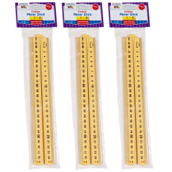 Learning Advantage Folding Meter Stick, Pack Of 3