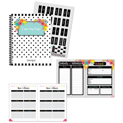 Carson Dellosa Education Pineapple Teacher Planner, 8-3/8" x 10-7/8", Multicolor