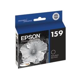 Epson® 159 Photo Black Ink Cartridge, T159120