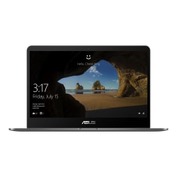 Asus ZenBook Flip 14 Laptop, 14" Touchscreen, Intel® Core™ i5, 8GB Memory, 256GB Solid State Drive, Metallic Gray, Windows® 10