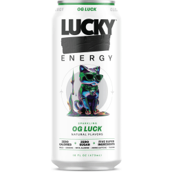 Lucky Energy Drink, OG Luck, 16 Oz, Total Qty 1
