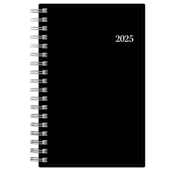 2025 Blue Sky Weekly/Monthly Planning Calendar, 3-5/8" x 6-1/8", Black, January To December