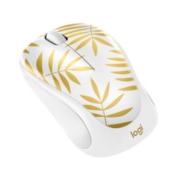 Logitech® Design Collection Limited Edition Wireless Mouse, Bamboo Dream
