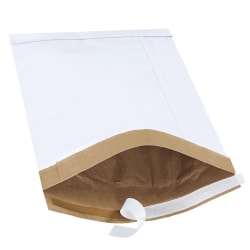 Partners Brand White Self-Seal Padded Mailers, #4, 9 1/2" x 14 1/2", Pack Of 100