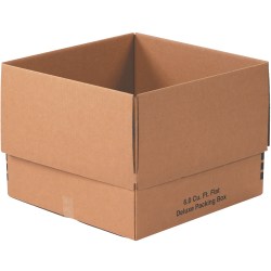 Partners Brand Corrugated Deluxe Moving Boxes, 24" x 24" x 18", Kraft, Pack Of 10