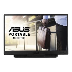 ASUS ZenScreen MB165B - LED monitor - 15.6" - portable - 1366 x 768 WXGA @ 60 Hz - TN - 220 cd/m² - 500:1 - 10 ms - USB