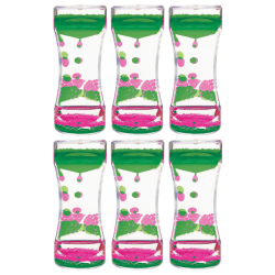 Teacher Created Resources Liquid Motion Bubbler, Pink & Green, Pack Of 6