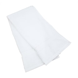 Spa and Comfort Hand Towels, 16" x 30", White, Pack Of 12 Towels