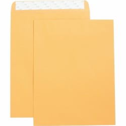Business Source Self Adhesive Kraft Catalog Envelopes - Catalog - 10" Width x 13" Length - 28 lb - Self-sealing - Brown Kraft - Kraft - 1 Box