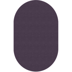 Flagship Carpets Americolors Rug, Oval, 7' 6" x 12', Pretty Purple