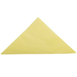 JAM PAPER Medium Lunch Napkins - 6 1/2 x 6 1/2 - Light Yellow - 40/Pack