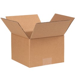 Partners Brand Corrugated Boxes, 7"L x 7"W x 5"H, Kraft, Pack Of 25