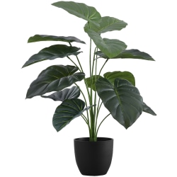 Monarch Specialties Mia 23-1/2"H Artificial Plant With Pot, 23-1/2"H x 20"W x 20"D, Green