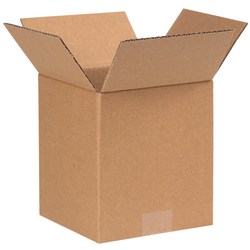 Partners Brand Corrugated Boxes, 7"L x 7"W x 8"H, Kraft, Pack Of 25