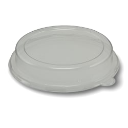StalkMarket® PLA Compostable Lids, Dome, 16", Clear, Set Of 200 Lids