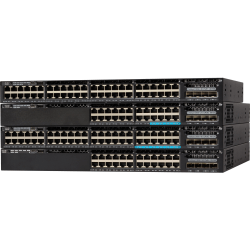 Cisco Catalyst 3650-12X48UQ-S Switch - 48 Ports - Manageable - 10 Gigabit Ethernet, Gigabit Ethernet - 10GBase-T, 10GBase-X, 10/100/1000Base-TX - 3 Layer Supported - Modular - Optical Fiber, Twisted Pair - 1U High - Rack-mountable, Standalone