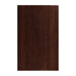 Flash Furniture High-Gloss Resin Table Top With 2"-Thick Drop-Lip, 30" x 48", Walnut