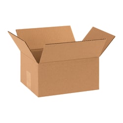 Partners Brand Corrugated Boxes, 10"L x 8"W x 5"H, Kraft, Pack Of 25