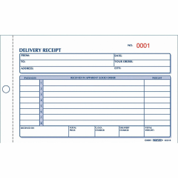 Rediform® Delivery Receipt Book, 2-Part