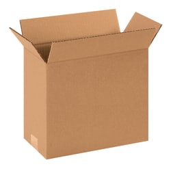 Partners Brand Corrugated Boxes, 12"L x 6"W x 8"H, Kraft, Pack Of 25