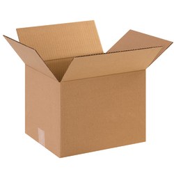 Partners Brand Corrugated Boxes, 12"L x 10"W x 9"H, Kraft, Pack Of 25