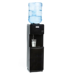 Igloo Hot & Cold Top-Load Water Dispenser, 5-Gallon, Black, Total Qty 1