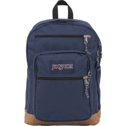 JanSport Cool Student Backpack with 15" Laptop Pocket, Navy