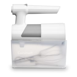 Cuisinart 5-Speed Hand Mixer With Storage Case, White