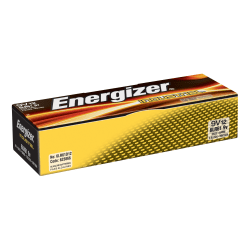 Energizer® Industrial Alkaline 9-Volt Batteries, Pack Of 12