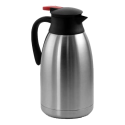 MegaChef 2 Quart Stainless Steel Thermal Beverage Carafe for Coffee and Tea, 995112004M