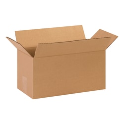 Partners Brand Long Corrugated Boxes, 14" x 7" x 7", Kraft, Pack Of 25