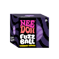 Schylling Inc. NeeDoh Fuzz Ball, Wonder Waves, 2-1/2", Assorted Colors, Total Qty 1