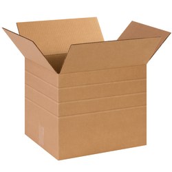 Office Depot® Brand Multi-Depth Corrugated Cartons, 12" x 14" x 12", Kraft, Pack Of 25