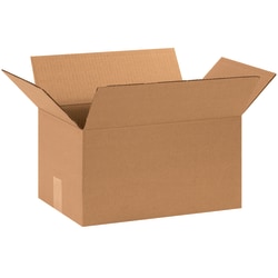 Partners Brand Corrugated Boxes, 15" x 10" x 8", Kraft, Pack Of 25