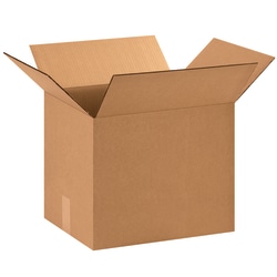 Partners Brand Corrugated Boxes, 15" x 12" x 12", Kraft, Pack Of 25