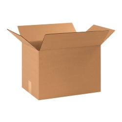 Partners Brand Heavy-Duty Corrugated Cartons, 17 1/4" x 11 1/4" x 12", Kraft, Pack Of 25