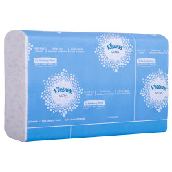 Kleenex® Reveal Multifold Hand Towels, 8" x 9 7/16", FSC® Certified, 150 Sheets Per Unit, Pack Of 16 Units