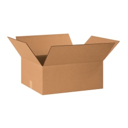 Partners Brand Corrugated Boxes, 20" x 16" x 8", Kraft, Pack Of 25