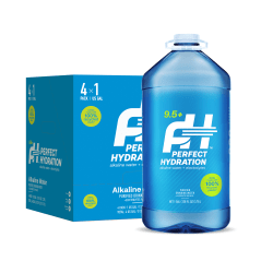 Perfect Hydration 9.5+ pH Alkaline Drinking Water, 1 Gallon, Case Of 4 Jugs