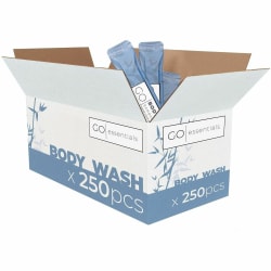 Go Essentials Travel-Size Body Wash Packets, BW250