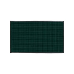 M+A Matting WaterHog Squares Classic Floor Mat, 6' x 8', 60% Recycled, Evergreen