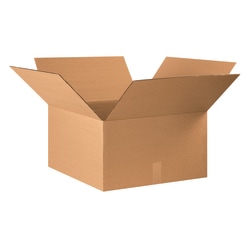 Partners Brand Corrugated Boxes, 22" x 22" x 12", Kraft, Pack Of 10
