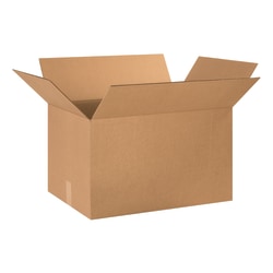 Partners Brand Corrugated Boxes, 24" x 16" x 14", Kraft, Pack Of 15