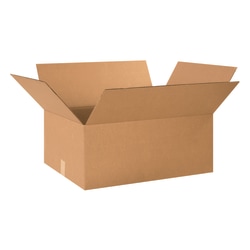 Partners Brand Corrugated Boxes, 24" x 18" x 10", Kraft, Pack Of 10