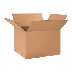 Partners Brand Corrugated Boxes, 24" x 20" x 16", Kraft, Pack Of 10