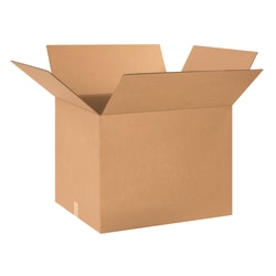 Partners Brand Corrugated Boxes, 24" x 20" x 18", Kraft, Pack Of 10