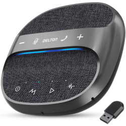 Delton C4700 360° Voice Pickup Wired And Wireless Speakerphone, Black