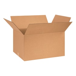 Partners Brand Corrugated Boxes, 26" x 18" x 14", Kraft, Pack Of 10