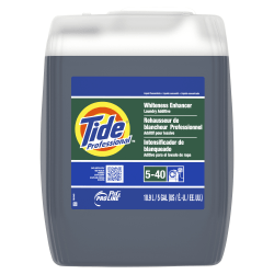 Tide Professional Whiteness Enhancer Laundry Additive, Closed Loop, 5 Gallons